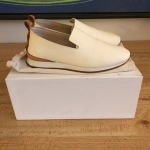 FEIT SLIP ON RUNNER SHOE CORDOVAN LEATHER MADE IN NYC $550 MSRP